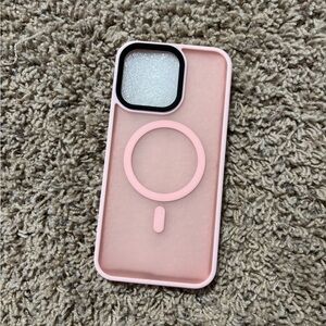 Pink Phone Case with MagSafe Compatibility